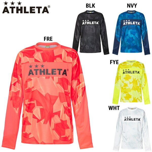 楽天市場】アスレタ JR プラクティスシャツ ジュニア 子供用 サッカー フットサル ロングTシャツ 長袖 ATHLETA 02353J :  フットボールパーク 楽天市場店