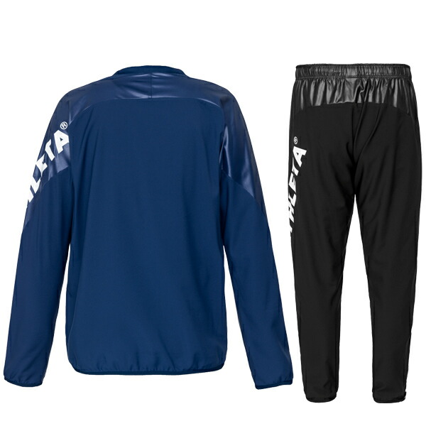 アスレタピステシャツパンツ上下セットジュニア子供用サッカーフットサルトレーニングウェアジャージATHLETA18012J-18013JNVY/BLK
