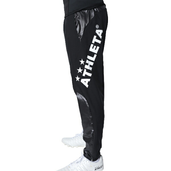 アスレタピステシャツパンツ上下セットジュニア子供用サッカーフットサルトレーニングウェアジャージATHLETA18012J-18013JNVY/BLK