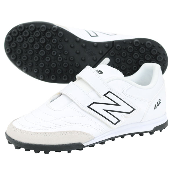 New Balance サッカーシューズ ホワイト New Balance ニューバランス 442 ACADEMY HG ウィズ：2E