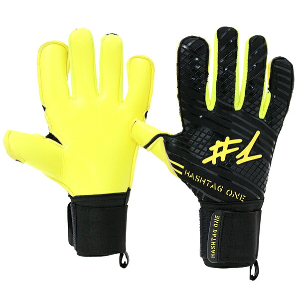 【グローブケースプレゼント】ハッシュタグワン #1 ENDBOSS エンドボス 大人用 サッカー キーパーグローブ GKグローブ HashTagOne EBY-BLACK/YELLOW