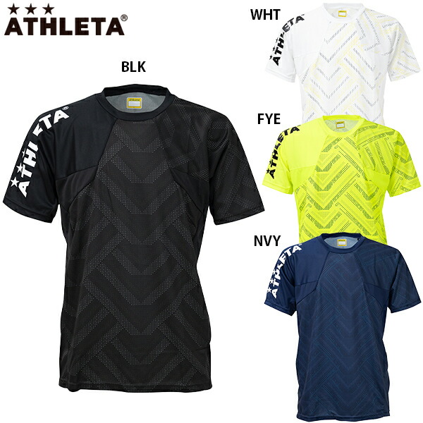 アスレタ選手着用モデルロゴプラTシャツ　ブラック　Lサイズ ATHLETA アスレタ 別注プラTシャツ半袖&別注プラパン(ブラック