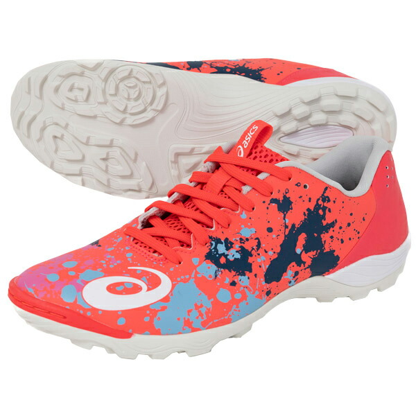 1度のみ使用　アシックス　TOQUE フットサルシューズ TOQUE 8 TF | BLACK/PURE GOLD | メンズ フットサルシューズ