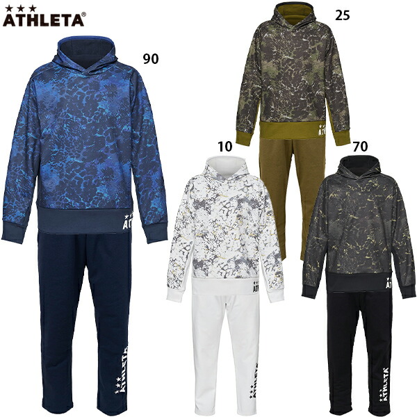 ニット帽とセットでお得！ATHLETA ブラック パーカー、パンツ 03390-03392-01.jpg