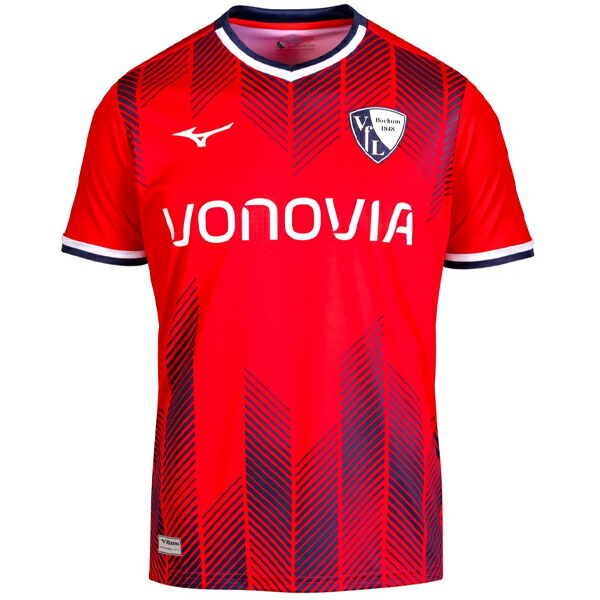 サッカー　VfLボーフム 23/24 ホーム レプリカユニフォーム　ミズノ MIZUNO ボーフム 24/25 ユニフォーム ホーム 半袖 レプリカ P2GABX0114