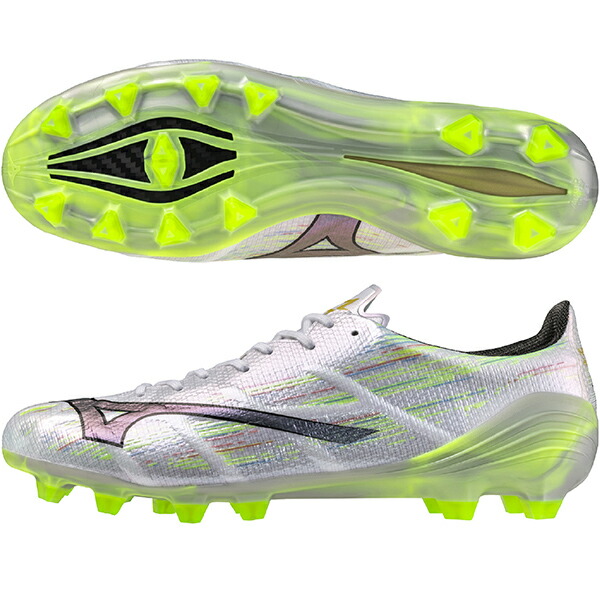 MIZUNO Soccer Cleats Mizuno Alpha 2 ELITE P1GA2562 09 White/Black