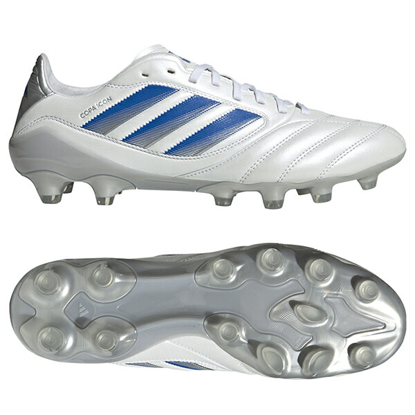 adidas COPA サッカーシューズ ホワイト/ネイビー Adidas Men's Copa Pure 2 League FG Soccer Cleats Size 7 White/Blue