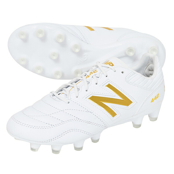 ニューバランス 442 V2 PRO HG 大人用 サッカースパイク ウィズ：2E NewBalance MS41HCW2-2E-WHITE｜フットボールパーク 店