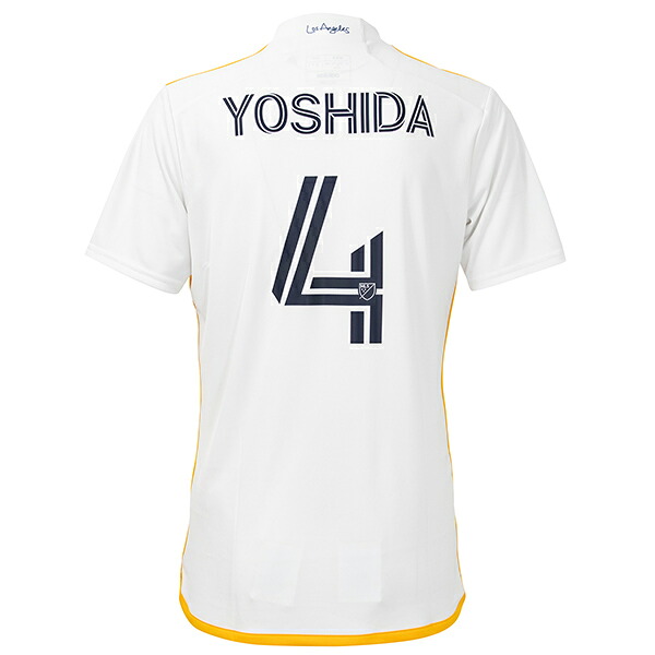 【スピード出荷】アディダス 2025 ロサンゼルス・ギャラクシー #4 吉田麻也【スポンサー、MLSリーグバッジ】 ホームレプリカユニフォーム 大人用 サッカーシャツ adidas DRM98-JL5825