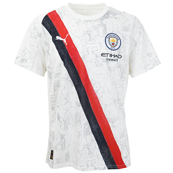 楽天市場】プーマ KIDSUPER × MCFC マンチェスターシティ LS レトロ