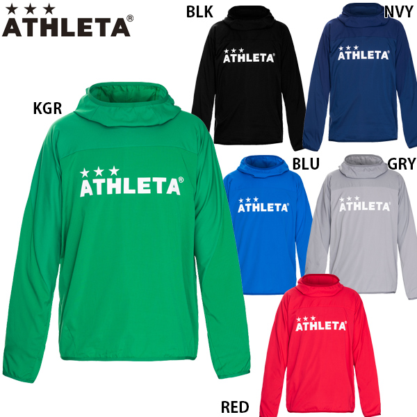 公式通販 ATHLETA プラウインドシェルプルオーバー サッカー 02350 アスレタ トレーニングウェア フットサル サッカー・フットサル