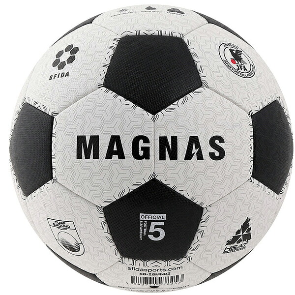 スフィーダ MAGNAS 芝用 サッカーボール5号球 SFIDA SB25MN02-WHT/BLK