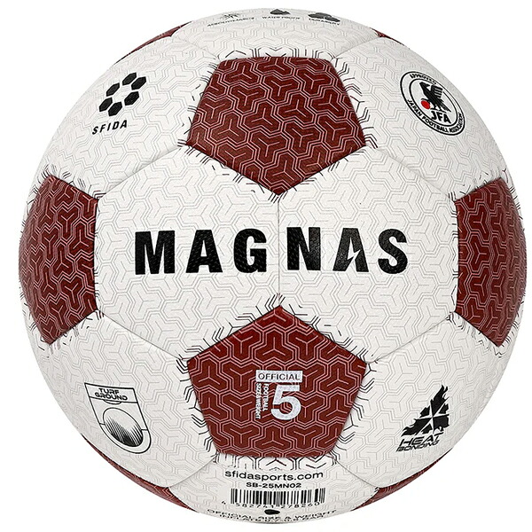 スフィーダ MAGNAS 芝用 サッカーボール5号球 SFIDA SB25MN02-WHT/BUR