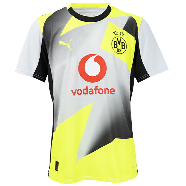 プーマ 25-26 BVB ドルトムント アウェイレプリカユニフォーム 大人用 サッカー レプリカシャツ 半袖 puma 780104-02