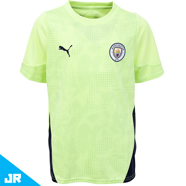 プーマ 25-26 MCFC マンチェスターシティ トレーニングシャツ JR ジュニア用 サッカー プラクティスシャツ 半袖 puma 781995-16