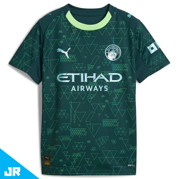 プーマ 25-26 MCFC マンチェスターシティ 4th レプリカユニフォーム JR ジュニア用 サッカー レプリカシャツ 半袖 puma 782694-04