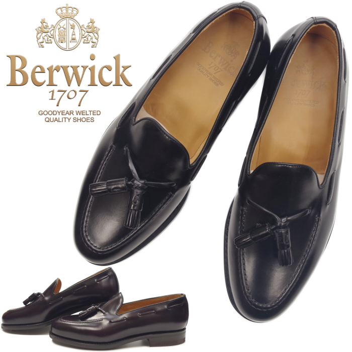 【楽天市場】 Berwick 靴 バーウィック タッセルローファー 8491 ローファー スリッポン スペイン製 ビジネスシューズ メンズ