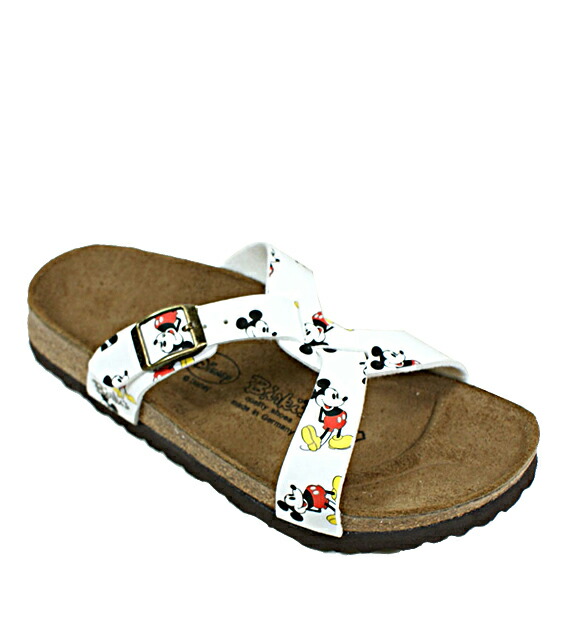 楽天市場 ビルキー By Birkenstock シルト Sylt 5093 ミッキーパターン ホワイト 幅狭 ナローディズニー コラボモデル 正規品 レディース つっかけ 健康サンダル びるけん ビルケンストック 履きやすい 軽量さんだる ミニーマウス Disney コンビニ受取