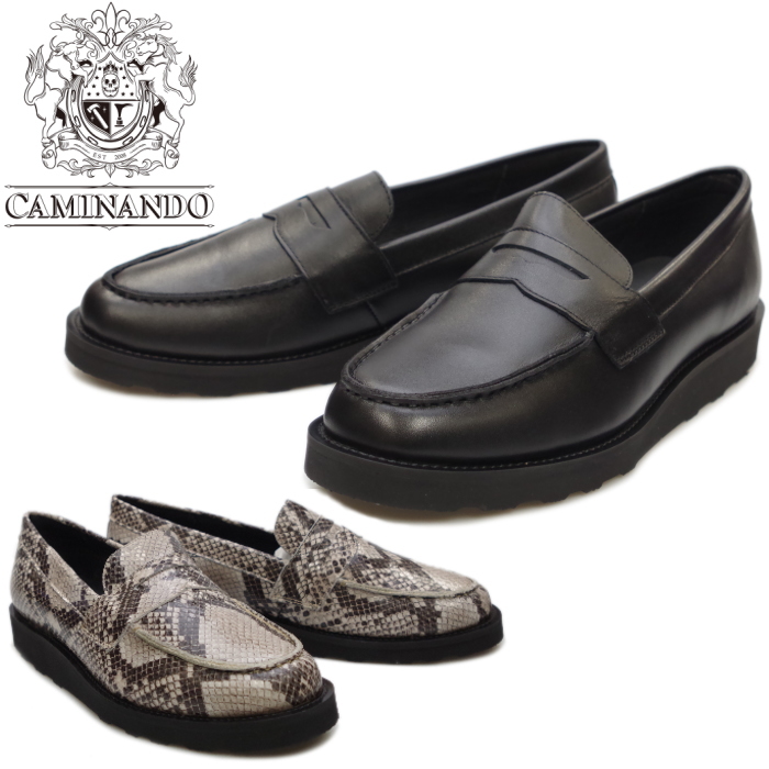 カミナンド ローファー Caminando 18 Flat Coin Loafers 滑か硬貨ローファー ペニーローファー メンズ スリッポン 本革 カジュアル メキシコ製 春夏新作 送料無料 あす簡便相応う カミナンド コインローファー ローファー メンズ スリッポン 本革 横滑りオン