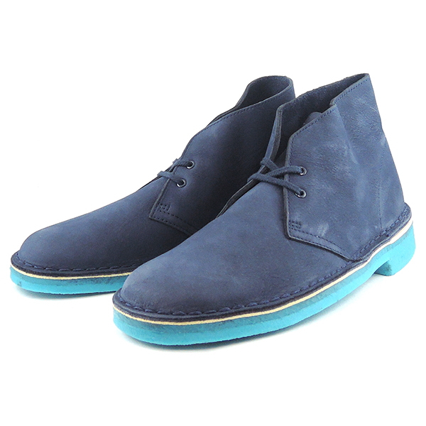 clarks boots mens blue