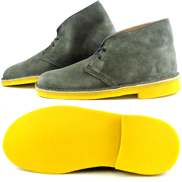 clarks shoes mens yellow