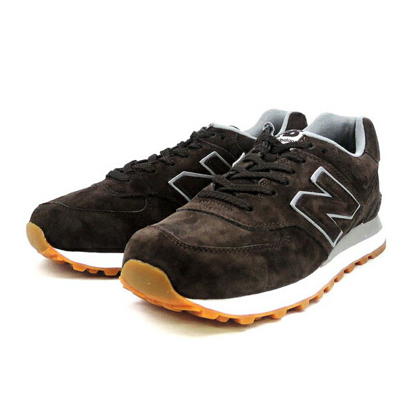 new balance 574 brown suede