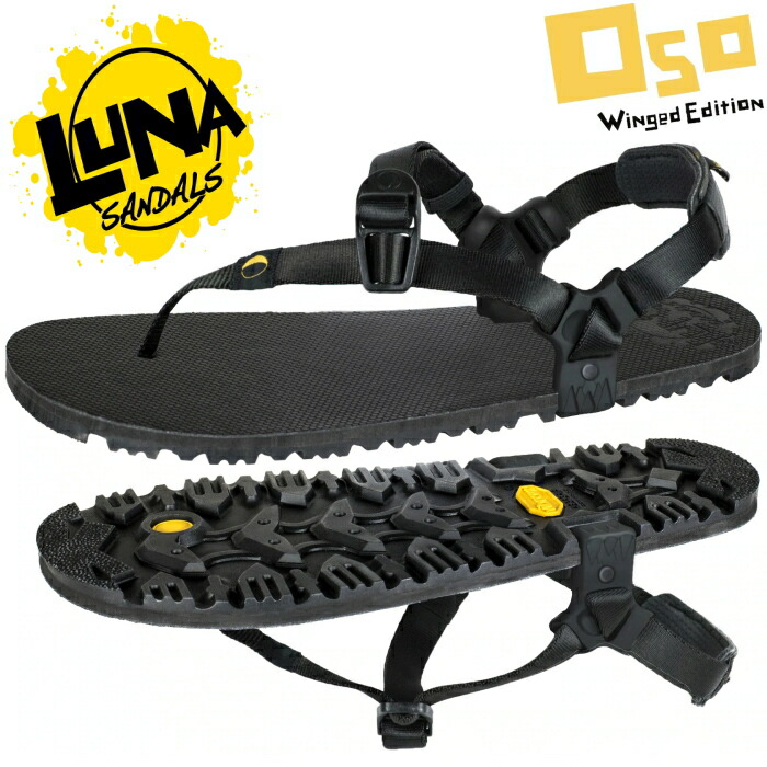 【楽天市場】【お買い物マラソンポイントアップ5倍】 LUNA SANDALS MONO WINGED EDITION ルナサンダル モノ BLACK  スポーツサンダル メンズ トングサンダル ランニングサンダル サンダル ベトナム製 送料無料 2022春夏新作 【12時までは当日配送 ...