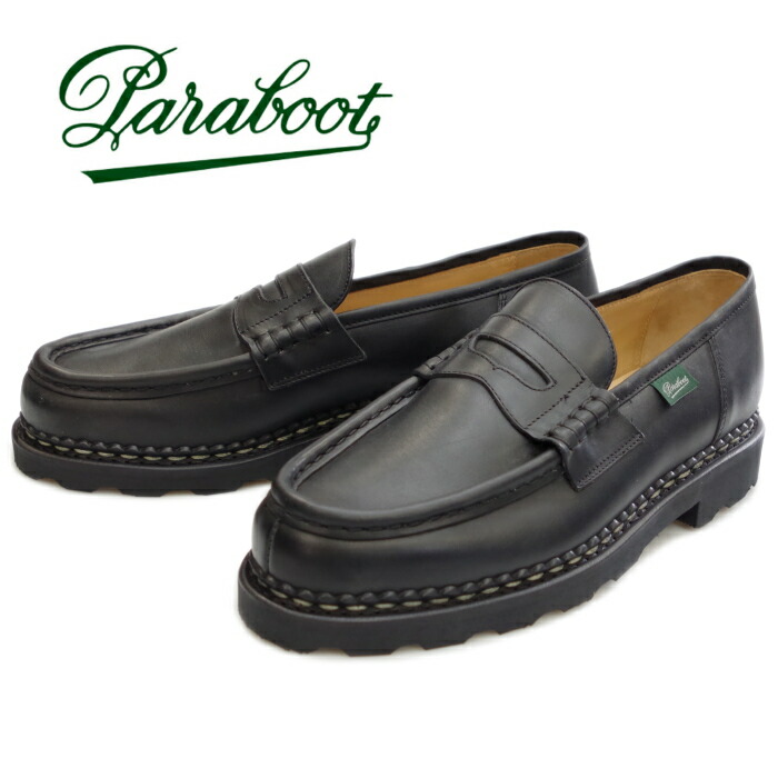 100 本物保証 楽天市場 Paraboot Reims パラブーツ ランス ブラック コインローファー メンズ ブーツ 防水 カジュアル レザー スリッポン 本革 ペニーローファー フランス製 送料無料 春夏新作 あす楽対応 上野アメ横 靴店 フットモンキー 保存版