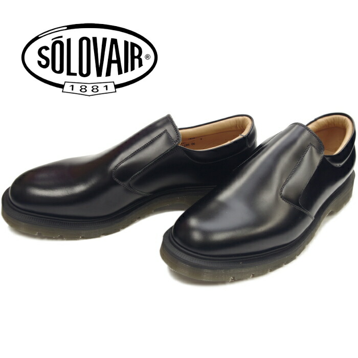 楽天市場 Sale Off Solovair ソロヴェアー 1466 Hi Shine Slip On ブラック カジュアルシューズ メンズ スリッポン レザー イングランド製 18春夏新作 送料無料 あす楽対応 コンビニ受取対応 上野アメ横 靴店 フットモンキー