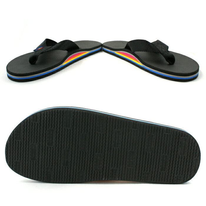 FOOTMONKEY Rainbow sandals beach sandal men tong RAINBOW SANDLES