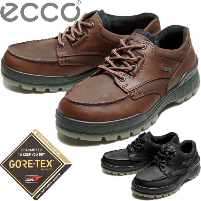 エコー 靴 ecco スニーカー メンズ 831714 TRACK 25 M GORE-TEX レザースニーカー 本革スニーカー メンズスニーカー 本革 レザー シューズ カジュアルシューズ 完全防水 メンズシューズ ウォーキング 通勤 旅行 正規品 送料無料