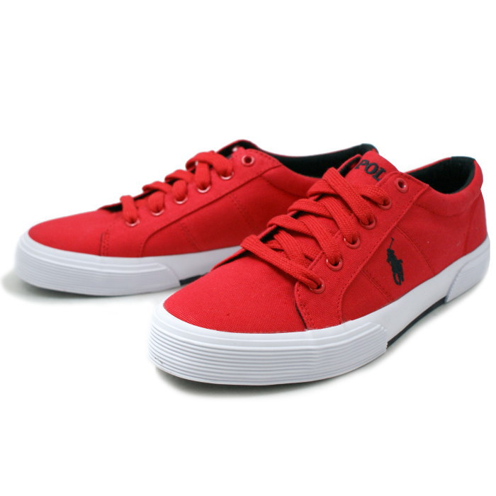 red polo shoes