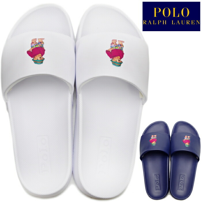 格安saleスタート のpolo Ralph Lauren メンズ スポーツサンダル ラルフローレン スニーカー ビーチサンダル Men S Sandal 海 ビーサン ホワイト ネイビー ブルー 白 紺 青 Polo Ralph Lauren Rd65 ポロ ラルフローレン サンダル Cayson Bear ケイソン ポロベア ビーチ