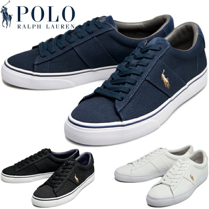 POLO RALPH LAUREN SAYER CANVAS ポロ ラルフローレン スニーカー メンズ メンズスニーカー キャンバススニーカー ローカットスニーカー カジュアルシューズ 通勤 通学 旅行 プレゼント ギフト 送料無料 12時までは当日配送