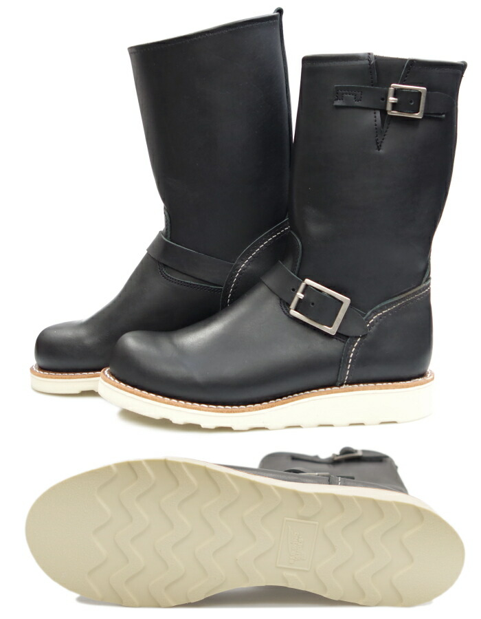 選べる純正ケア用品1点付 Red Wing 3470 レッドウィング ブーツ レディース 本革 Black Boundary Classic Engineer クラシック エンジニアブーツ ブラック バウンダリー ワークブーツ 送料無料 春夏新作 交換片道送料無料 Relentlessvb Com