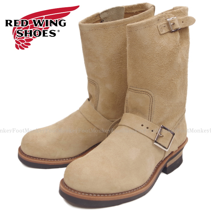 楽天市場 エントリーでポイント最大44倍 Red Wing レッドウィング エンジニアブーツ 9269 Tan Bullhide Roughout 11 Engineer Boot ベージュ スエード ブーツ 本革 メンズ 正規品 送料無料 2018秋冬新作 交換片道送料無料 純正ケア用品付 コンビニ