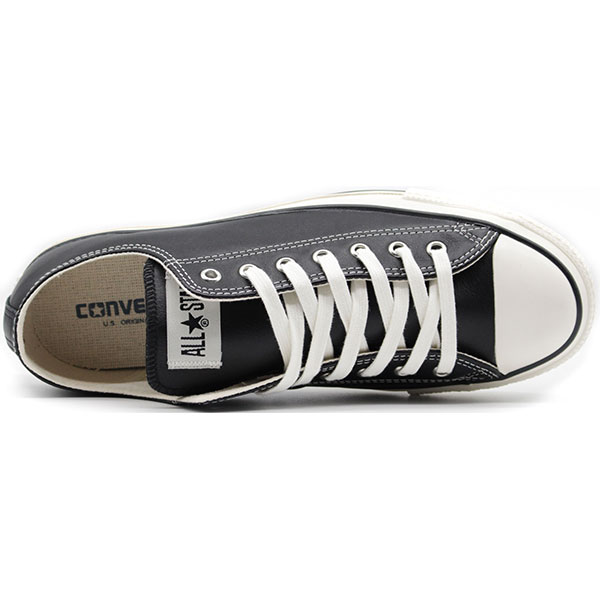 楽天市場 Gwセール 5 5 23 59まで コンバース オールスター スニーカー メンズ 靴 黒 ブラック 天然皮革 おしゃれ コーデ チャックテイラー レザー オリジネーター Converse Leather All Star Us Ox 母の日 フットワン Footone