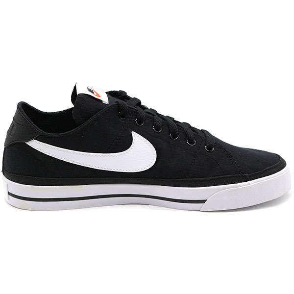 楽天市場 在庫一掃セール 7 14 9 59まで ナイキ スニーカー レディース メンズ 靴 黒 ブラック キャンバス クッション性 コーデ カジュアル コート レガシー キャンバス Nike Wmns Nike Court Legacy Cnvs Cz0294 001 フットワン Footone