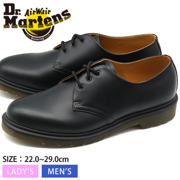楽天市場 ドクターマーチン コア 3ホール メンズ レディース 革靴 黒 ブラック 本革 レザー Dr Martens Core 1461 Pw 3eye Shoe 平日3 5日以内に発送 父の日 靴のニシムラ