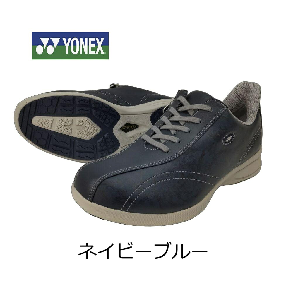 YONEX ヨネックス ウォーキングシューズ SHW L130W レディースウォーキングシューズ ウォーキング ネイビーブルー 撥水 パワークッション 旅行 ファスナー付 レディース ひざにやさしい 女子会 トラベル お出かけ 高反発 カジュアル 軽い 歩く 幅広