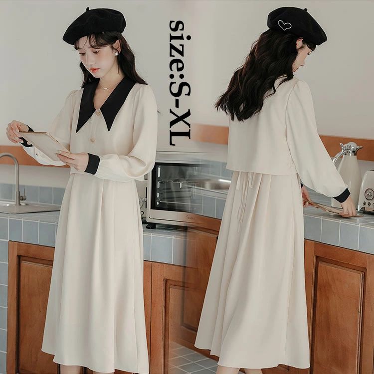 シフォン シャツワンピース 長袖 lm60177_1.jpg