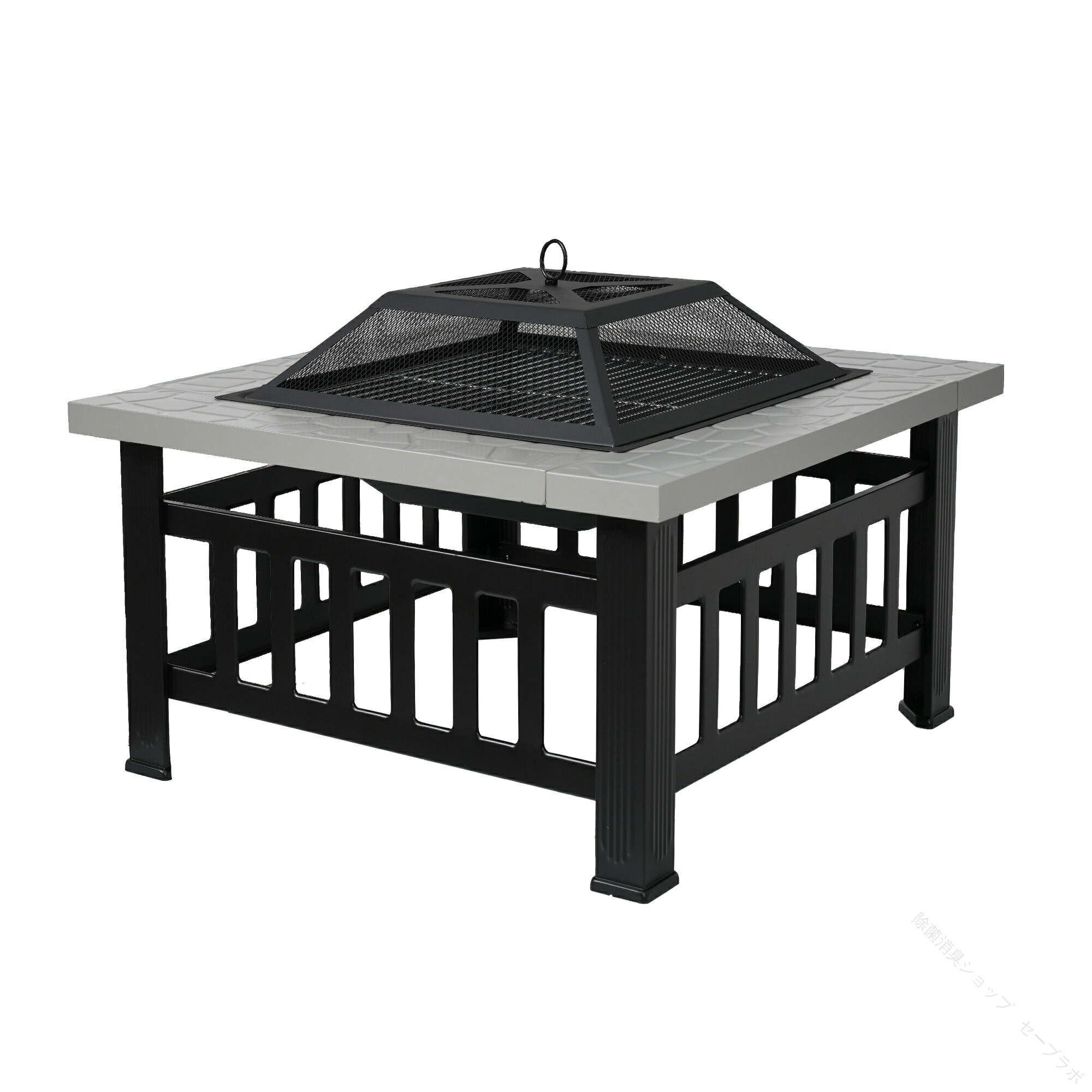 ファイヤーピット 焚き火台 焚火台 バーベキューコンロ BBQ コンロ 大型 大型焚火 二次燃焼 ファミリー キャンプ キャンプグッズ 屋外 アウトドア バーベキュー 焚き火 キャンプ用品 バ|激安!フォーユー商店