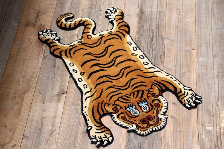 ラグ Tibetan Tiger Rug Sサイズ DTTR-01 DTTR-02 small チベタン