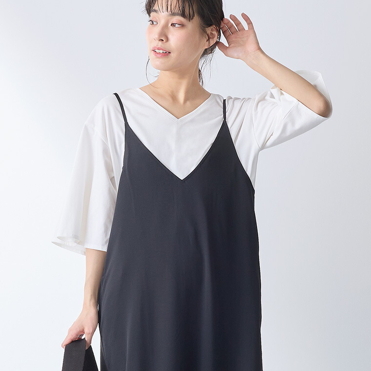 ✨圧巻♡美品✨ディーゼル キャミソールワンピース 迷彩 異素材　ロング丈　リボン 異素材ティアードキャミワンピース | La boutique BonBon(ラブ