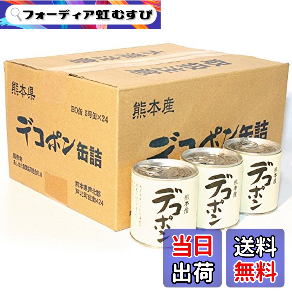【送料無料】JAあしきた デコポン缶詰 (24個(ダンボール))|フォーディア虹むすび