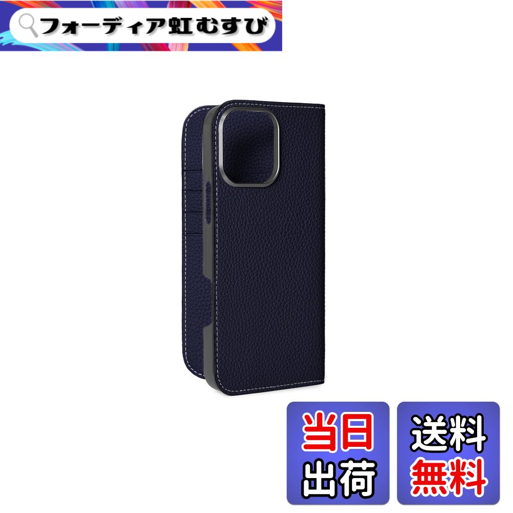 【貨物輸送無料】【BONAVENTURA】(for iPhone16Pro Max) 当用日記容れもの シュリンクレザー [米国海軍 ] スマホケース ヨーロッパ最御前上等なめし革 本革 MagSafe相応う 差し上げ物 差し上げ物 BODT16PM-NA