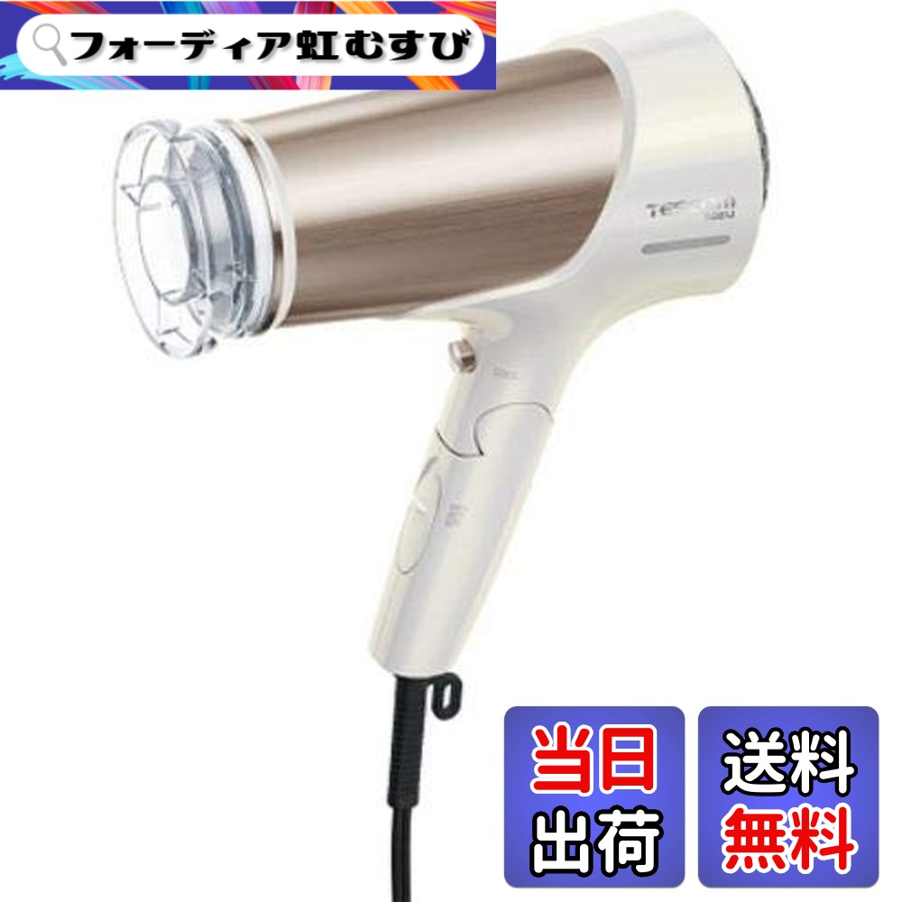 【貨物輸送無料】テスコム (TESCOM) ドライヤー 防護イオン付 白いこと TID81J-W 色：白いこと