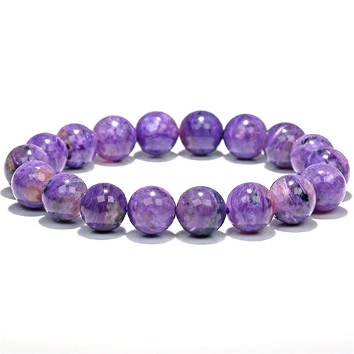 〔K2006-8〕約11mm チャロアイト ブレスレット Charoite チャロ石