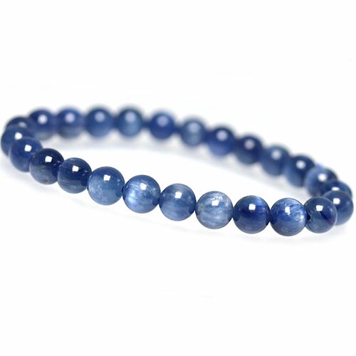 楽天市場】〔K1293-11m〕11mm高品質 カイヤナイト 藍晶石 ブレスレット