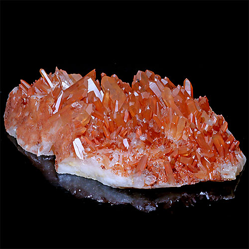 楽天市場】〔D133-6〕コリント産 タンジェリンクォーツ クラスター